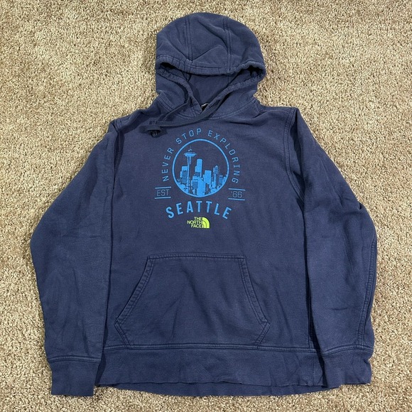 The North Face Other - The north face SEATTLE mens hoodie pullover size medium blue outdoor wear hiking